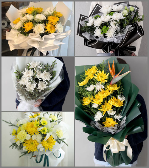 贵州毕节市七星关区田坝桥镇十二湾村白事花束代送
